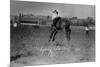 Calgary, Canada - Bucking Horse at the Stampede-Lantern Press-Mounted Art Print