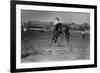 Calgary, Canada - Bucking Horse at the Stampede-Lantern Press-Framed Premium Giclee Print