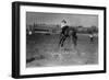 Calgary, Canada - Bucking Horse at the Stampede-Lantern Press-Framed Premium Giclee Print