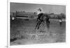 Calgary, Canada - Bucking Horse at the Stampede-Lantern Press-Framed Art Print