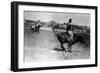 Calgary, Canada - Bullriding at the Stampede-Lantern Press-Framed Art Print