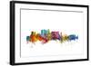 Calgary Canada Skyline-Michael Tompsett-Framed Art Print