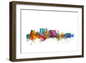 Calgary Canada Skyline-Michael Tompsett-Framed Art Print