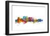 Calgary Canada Skyline-Michael Tompsett-Framed Art Print