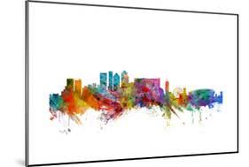 Calgary Canada Skyline-Michael Tompsett-Mounted Art Print