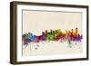 Calgary Canada Skyline-Michael Tompsett-Framed Art Print