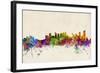 Calgary Canada Skyline-Michael Tompsett-Framed Art Print