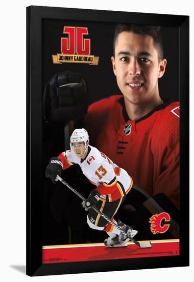 Calgary Flames - J. Gaudreau '18-null-Framed Poster