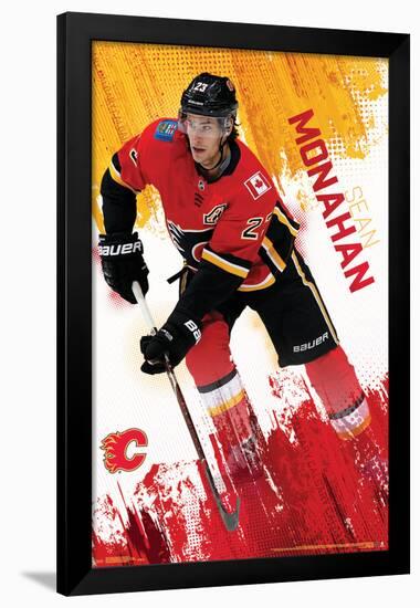 CALGARY FLAMES - S MONAHAN 17-null-Framed Poster