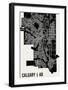 Calgary Map Art Print-null-Framed Art Print