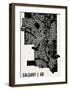 Calgary Map Art Print-null-Framed Art Print