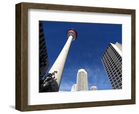 Calgary Tower, Calgary, Alberta, Canada, North America-Hans Peter Merten-Framed Photographic Print