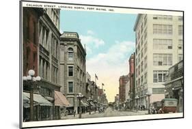 Calhoun Street, Fort Wayne-null-Mounted Premium Giclee Print