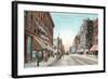 Calhoun Street, Ft. Wayne, Indiana-null-Framed Art Print