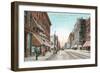 Calhoun Street, Ft. Wayne, Indiana-null-Framed Art Print