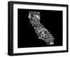 Cali 3-Jace Grey-Framed Art Print