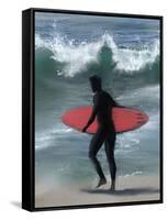 Cali Living Surfer Guy-Matthew Piotrowicz-Framed Stretched Canvas