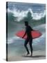 Cali Living Surfer Guy-Matthew Piotrowicz-Stretched Canvas