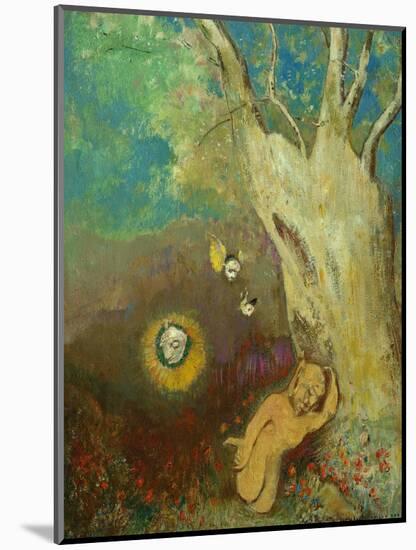 Caliban's Sleep (Shakespeare, the Tempest), 1895-1900-Odilon Redon-Mounted Giclee Print