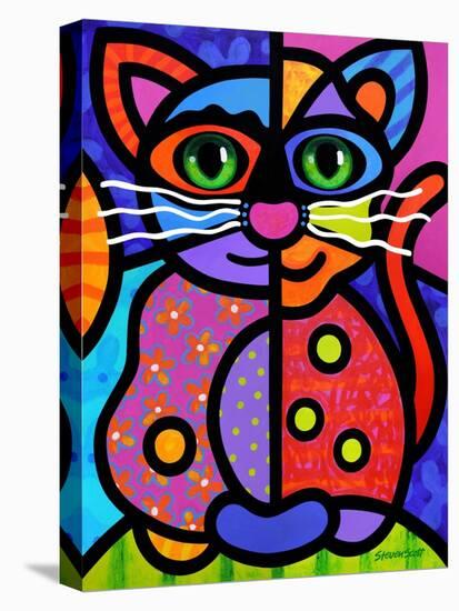 Calico Cat-Steven Scott-Stretched Canvas