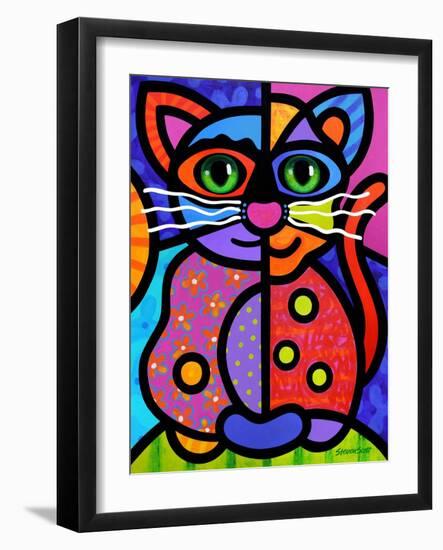 Calico Cat-Steven Scott-Framed Giclee Print