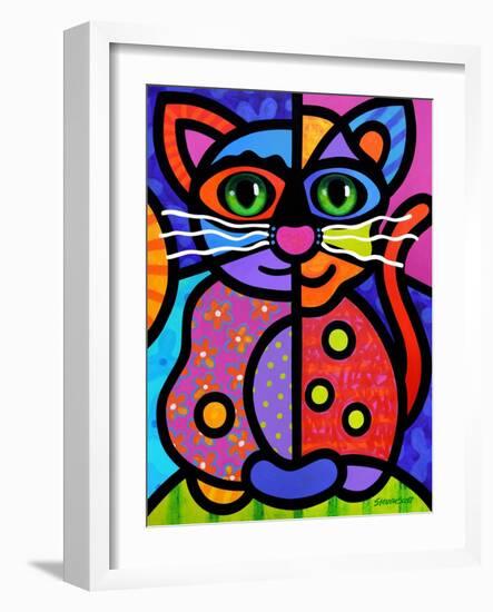 Calico Cat-Steven Scott-Framed Giclee Print