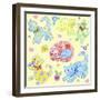 Calico Cats Cream-Geraldine Aikman-Framed Giclee Print