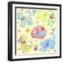 Calico Cats Cream-Geraldine Aikman-Framed Giclee Print