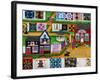 Calico Corner Country Quilt Show-Cheryl Bartley-Framed Giclee Print