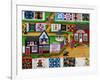 Calico Corner Country Quilt Show-Cheryl Bartley-Framed Giclee Print