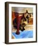 Calico Face-Robert Mcclintock-Framed Art Print