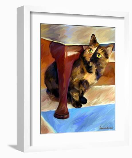 Calico Face-Robert Mcclintock-Framed Art Print