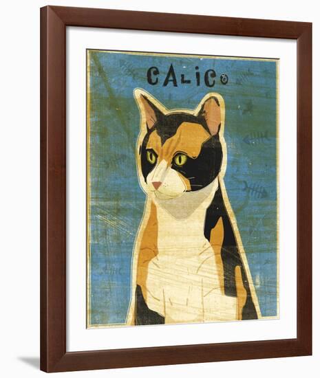 Calico-John W^ Golden-Framed Art Print