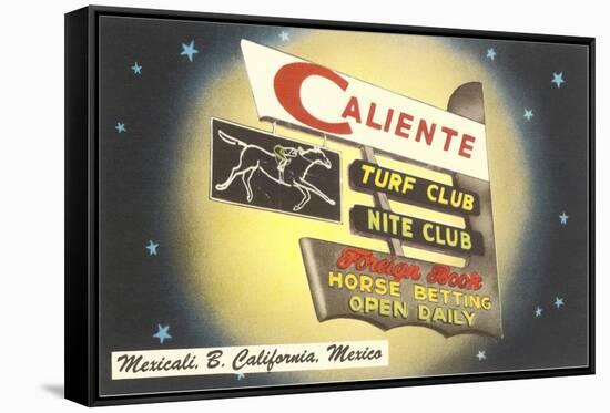Caliente Night Club, Mexicali, Mexico-null-Framed Stretched Canvas
