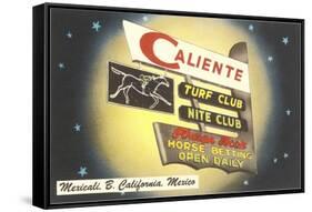 Caliente Night Club, Mexicali, Mexico-null-Framed Stretched Canvas