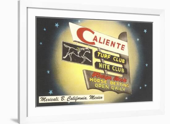 Caliente Night Club, Mexicali, Mexico-null-Framed Premium Giclee Print