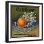 Califlora Brand - Riverside, California - Citrus Crate Label-Lantern Press-Framed Art Print