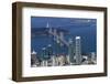 California, Aerial of Downtown San Francisco and Bridges-David Wall-Framed Photographic Print