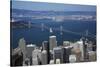 California, Aerial of Downtown San Francisco and Bridges-David Wall-Stretched Canvas