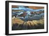 California Aerial The Desert From Above-Tanja Ghirardini-Framed Giclee Print