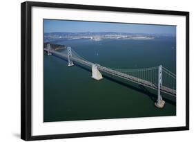 California, Bay Bridge, San Francisco Bay to Yerba Buena Island-David Wall-Framed Photographic Print