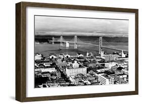 California: Bay Bridge-null-Framed Giclee Print