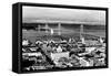 California: Bay Bridge-null-Framed Stretched Canvas