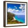 California  Beach near Bixby Bridge in Big Sur in Monterey County along State Route 1 US-holbox-Framed Photographic Print