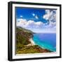 California  Beach near Bixby Bridge in Big Sur in Monterey County along State Route 1 US-holbox-Framed Photographic Print