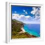 California  Beach near Bixby Bridge in Big Sur in Monterey County along State Route 1 US-holbox-Framed Photographic Print