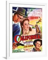 California, Belgian Poster Art, 1946-null-Framed Art Print