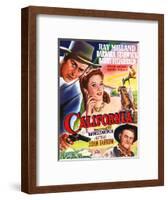 California, Belgian Poster Art, 1946-null-Framed Art Print