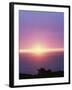 California, Big Sur Coast, Central Coast, Sunset over the Ocean-Christopher Talbot Frank-Framed Premium Photographic Print