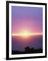 California, Big Sur Coast, Central Coast, Sunset over the Ocean-Christopher Talbot Frank-Framed Premium Photographic Print